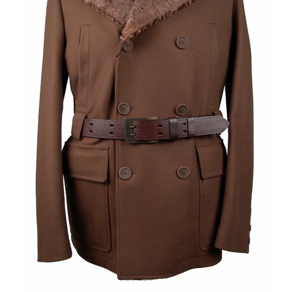 $4500 Belstaff Luxurious Black Label Catwalk Wool Astrakhan Avus Jacket Size L - Picture 4 of 11